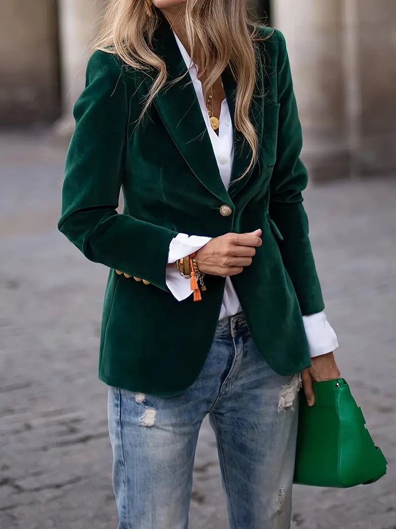 JULISSA | Elegant Velour Jacket
