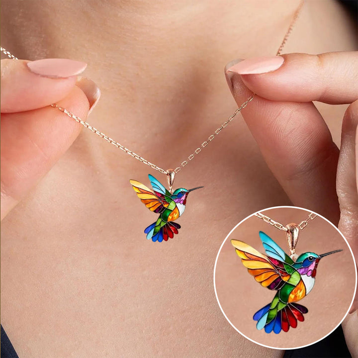Mary™ | Hummingbird Jewelry Set: Necklace & Earrings
