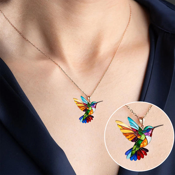 Mary™ | Hummingbird Jewelry Set: Necklace & Earrings