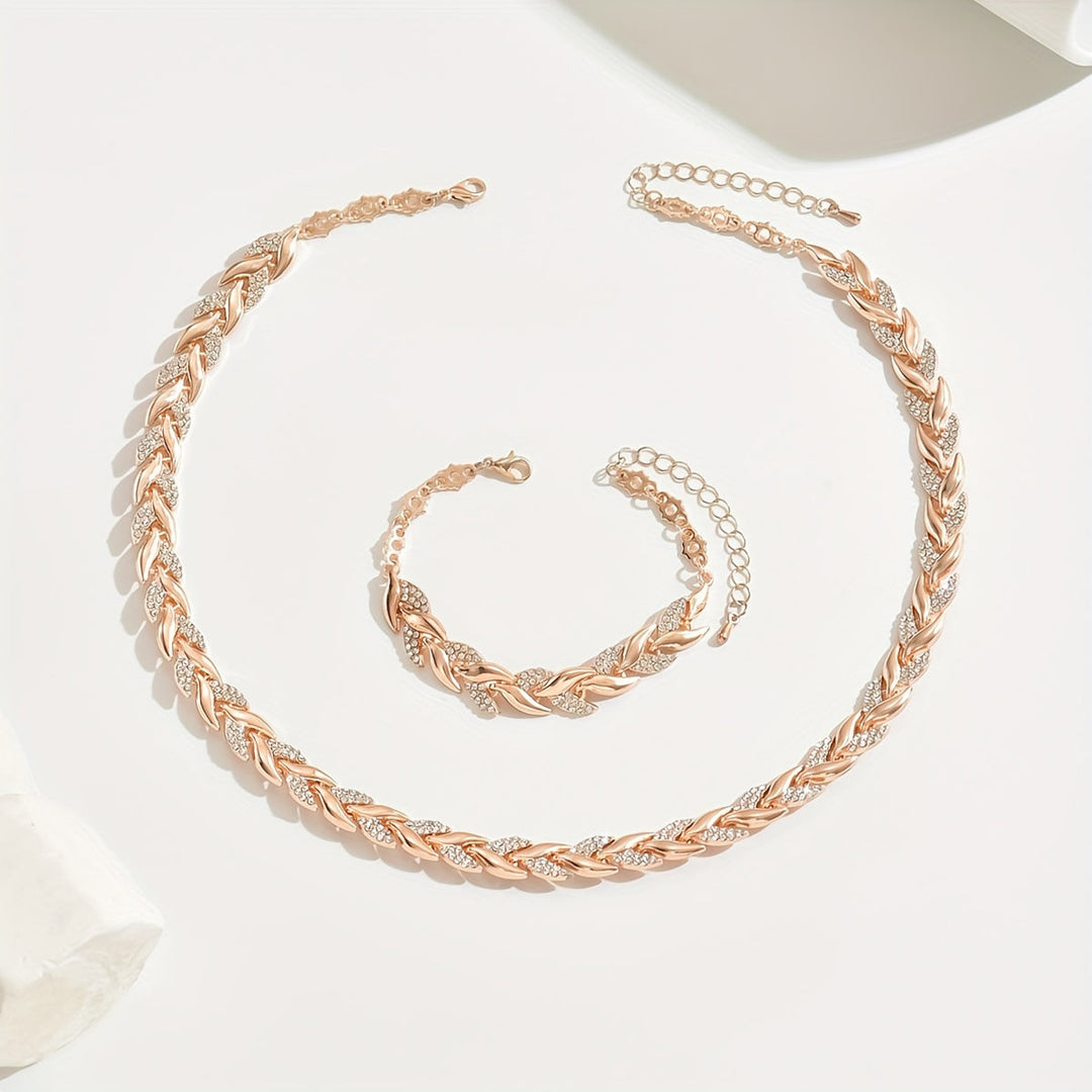 Celestia Rose Gold Set