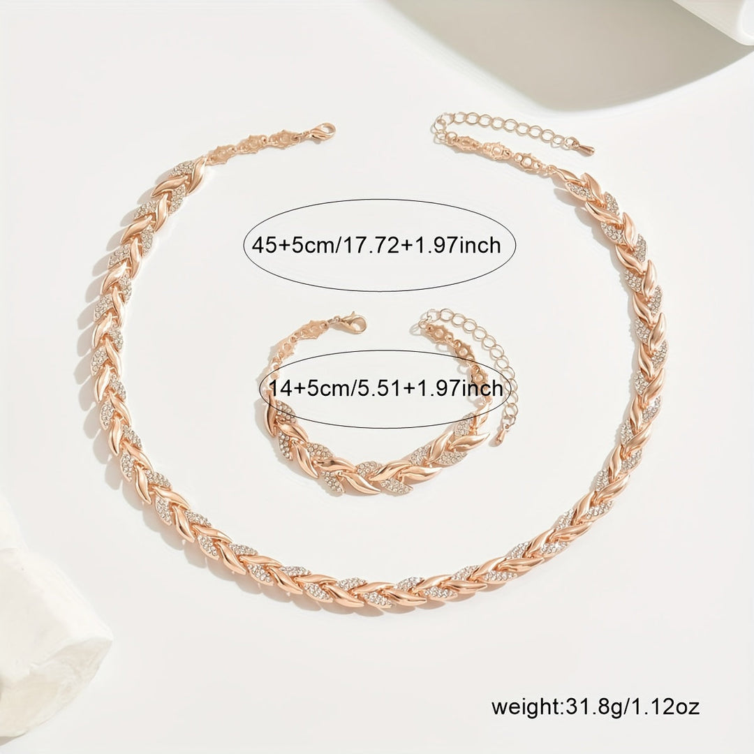 Celestia Rose Gold Set
