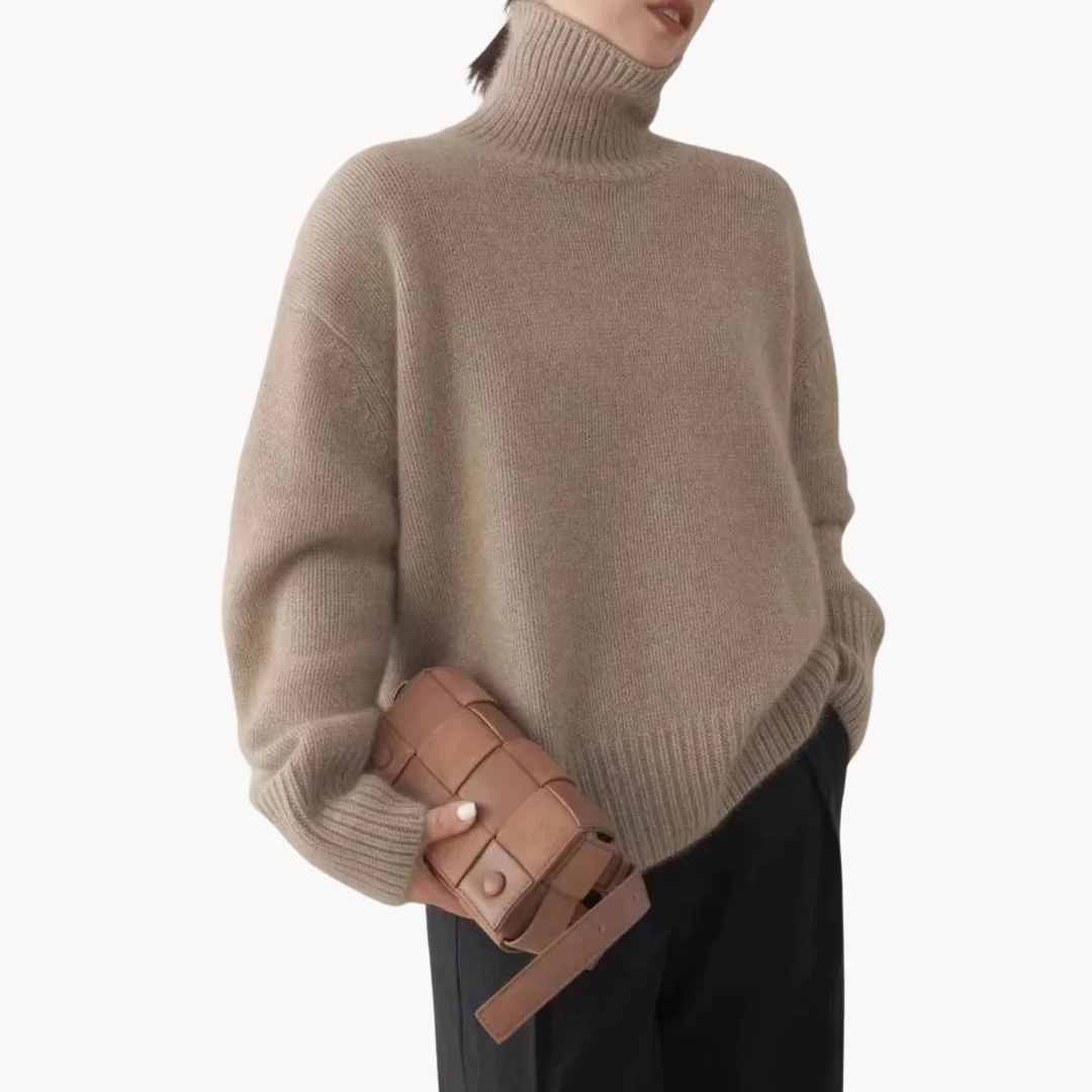 Juliette – Cashmere Turtleneck Sweate