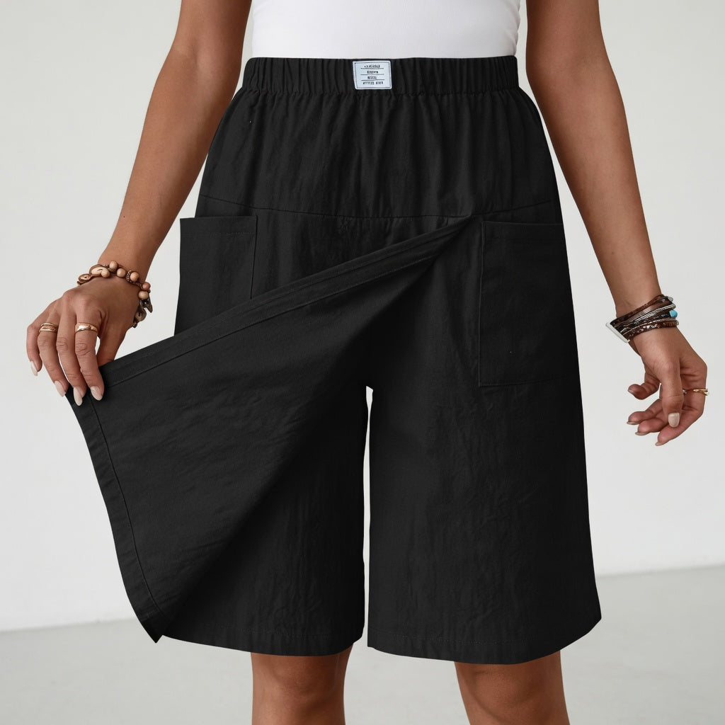 EaseMove™ Elastic Waist Skirt Shorts