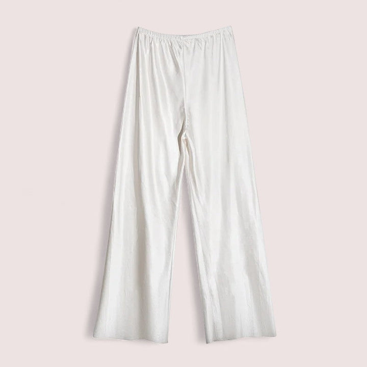 Emma & Lilly| Satin Trousers with Wide Legs