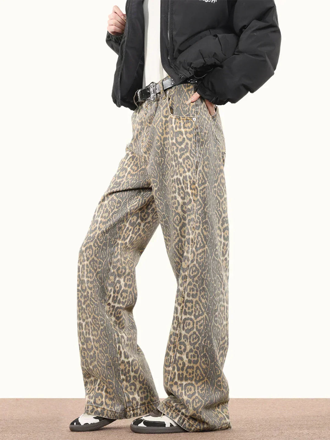 Emma & Lilly| Leopard Print Trousers