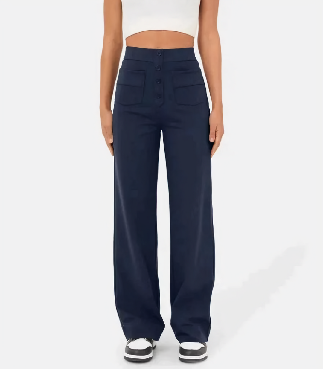 Emma & Lilly | High-waisted stretch trousers