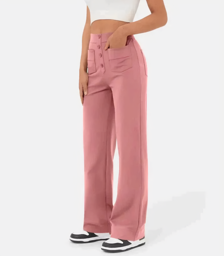 Emma & Lilly | High-waisted stretch trousers