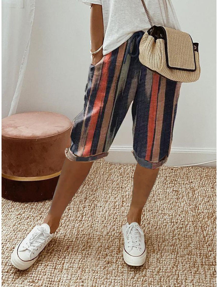 Laluna® | Cotton Linen Relaxed Shorts