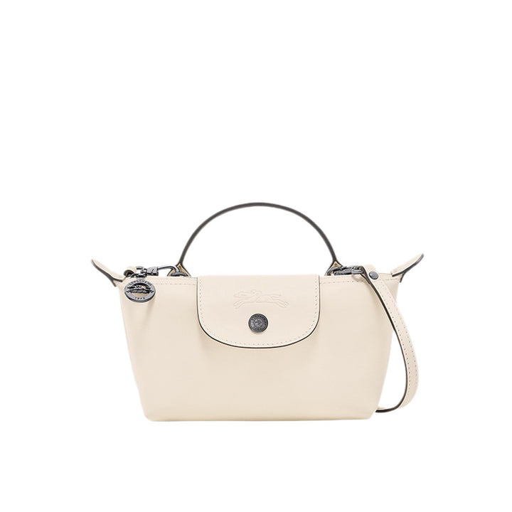 Mini Leather Top Handle Crossbody Bag
