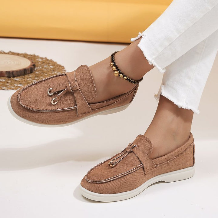 Elara™ Versatile Suede Flat Loafers