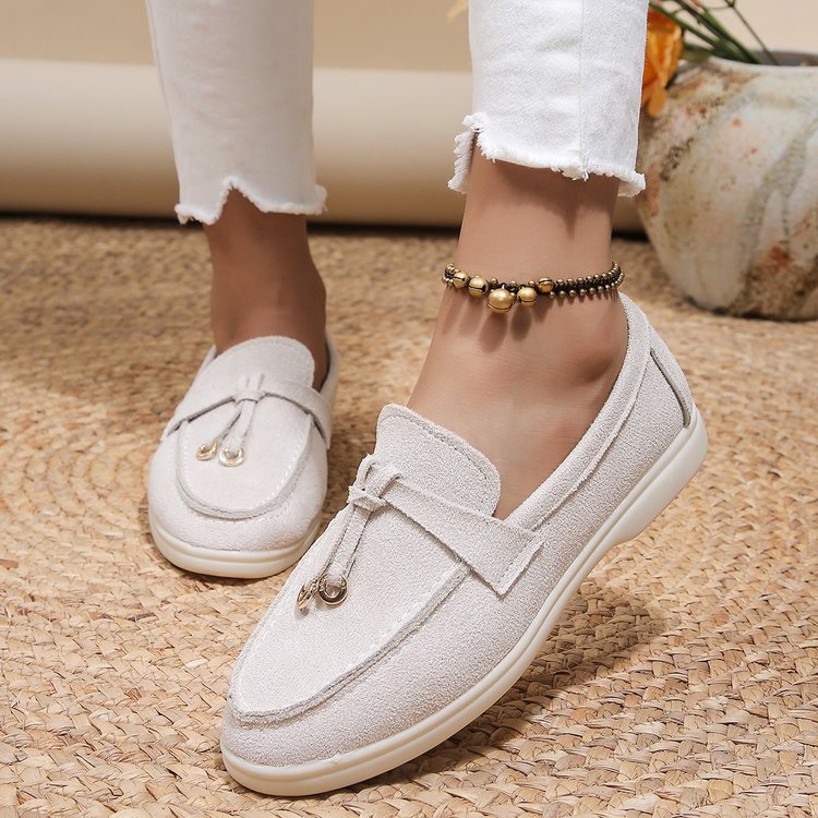 Elara™ Versatile Suede Flat Loafers