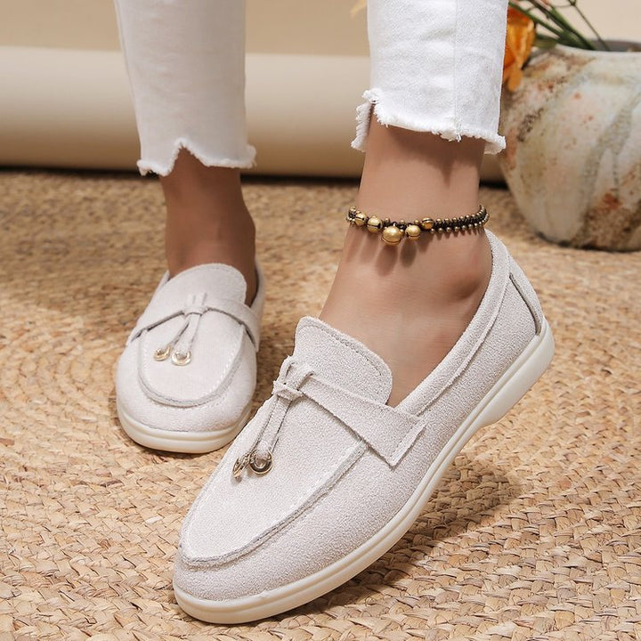 Elara™ Versatile Suede Flat Loafers