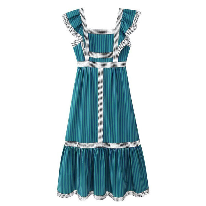 Dianne | Retro Striped Maxi Dress