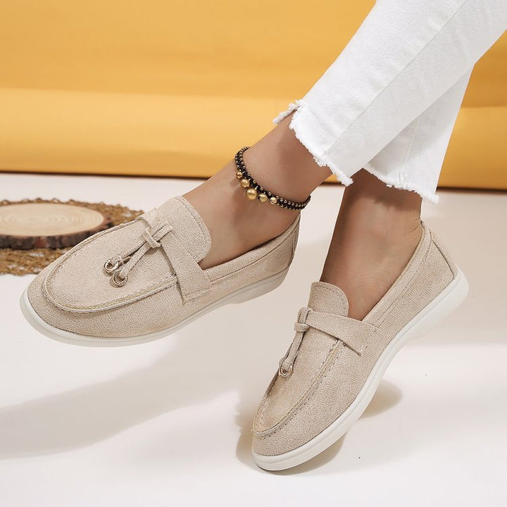 Elara™ Versatile Suede Flat Loafers