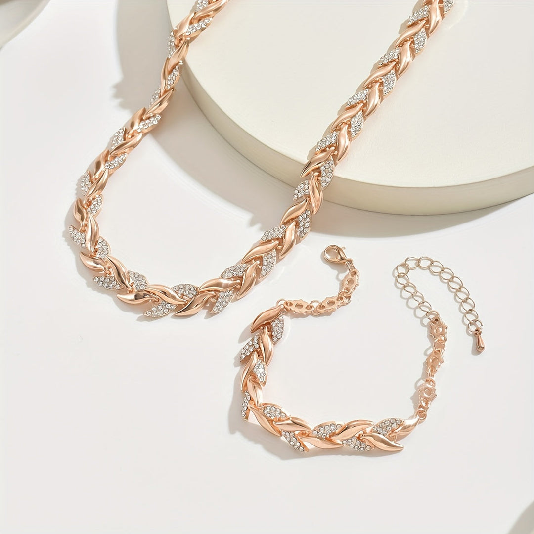 Celestia Rose Gold Set