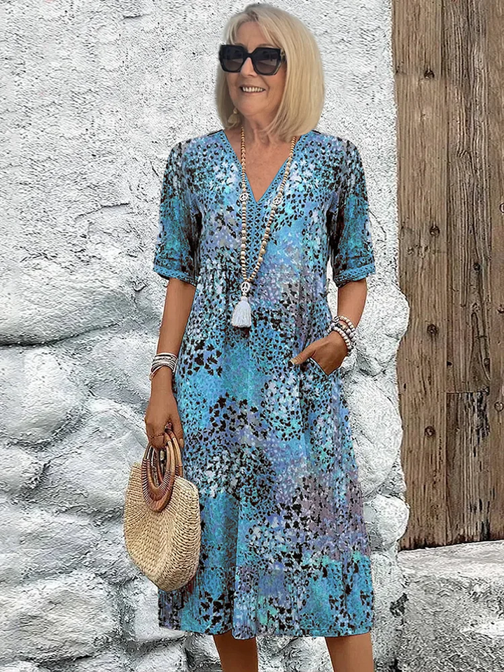 Serenade – Elegant Fluid Midi Dress