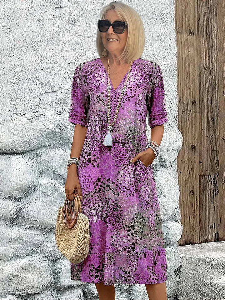 Serenade – Elegant Fluid Midi Dress