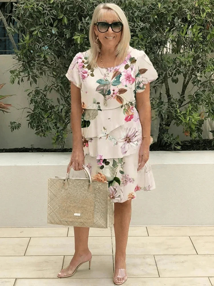 Maureen™ — Summer Floral Dress.