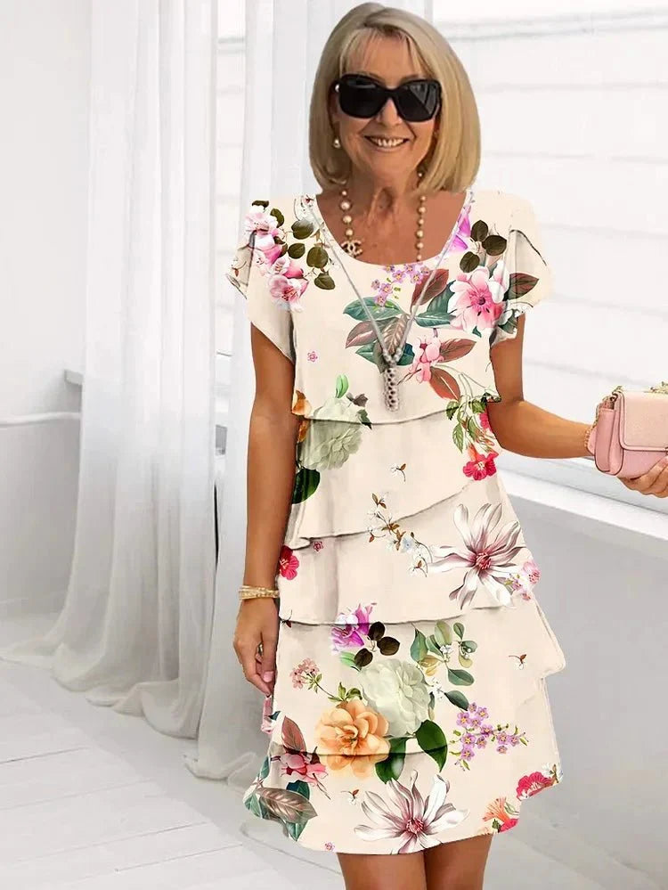 Maureen™ — Summer Floral Dress.