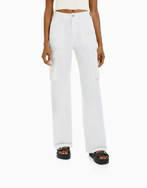 Emma & Lilly| Straight Cargo Trousers