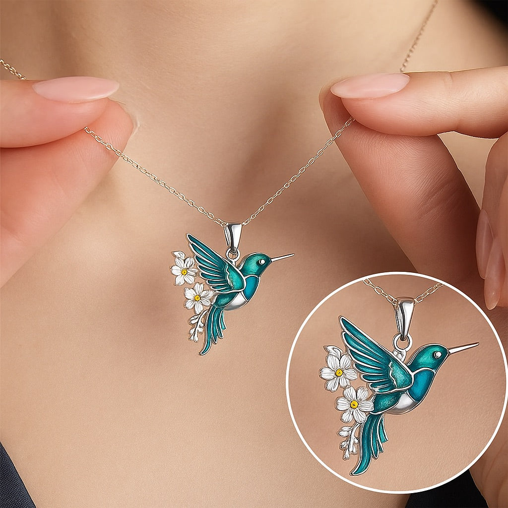 Leif™ Hummingbird Necklace and Earring Set