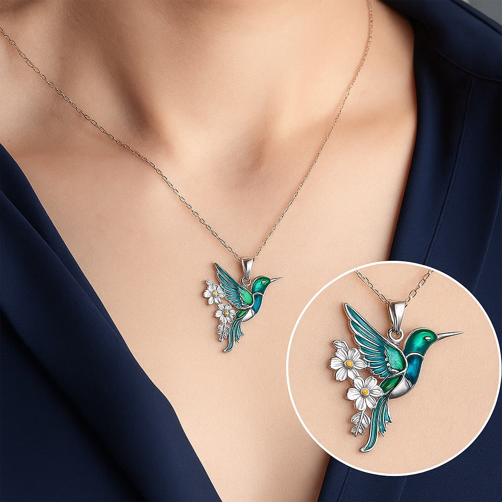 Leif™ Hummingbird Necklace and Earring Set