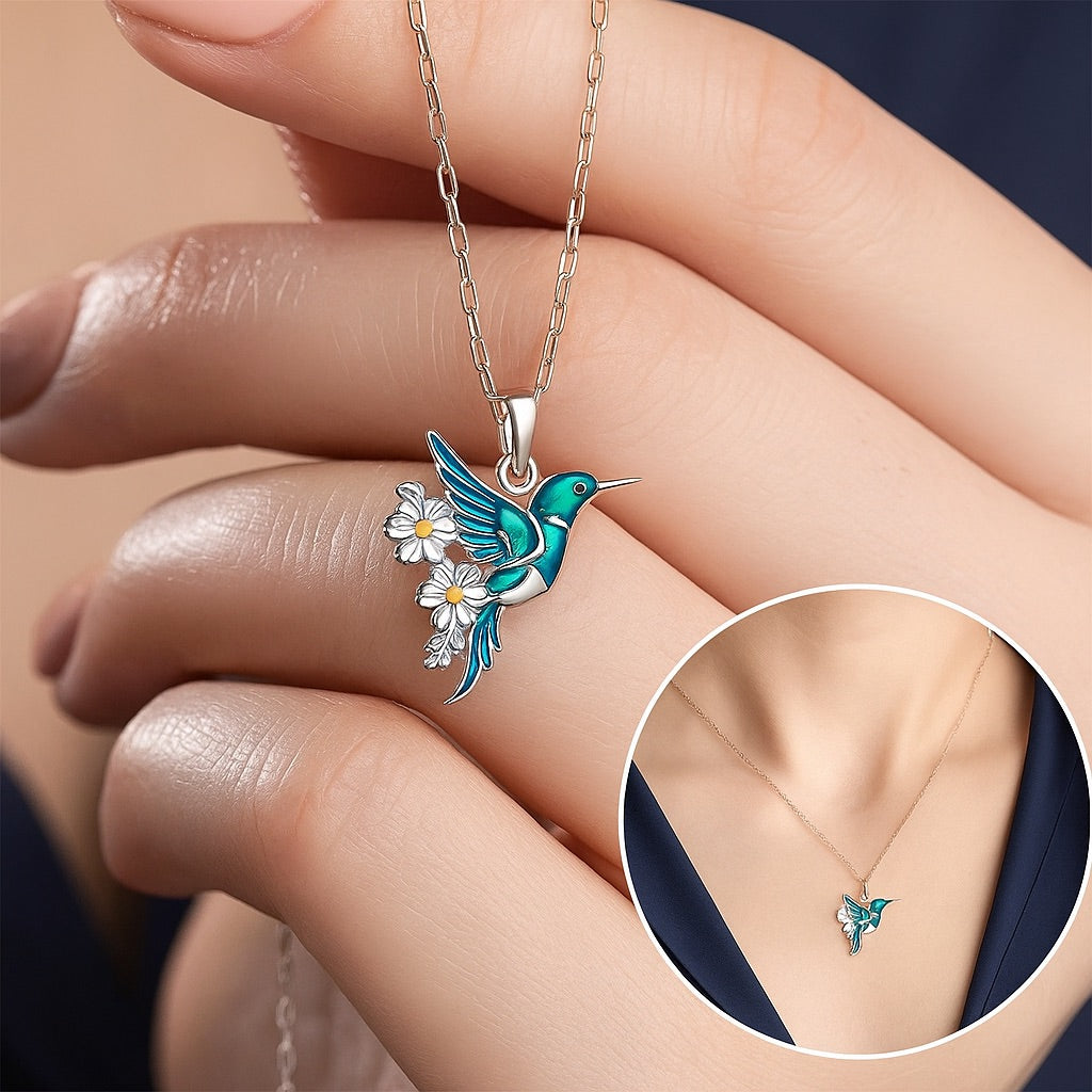 Leif™ Hummingbird Necklace and Earring Set