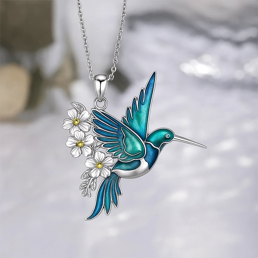 Leif™ Hummingbird Necklace and Earring Set